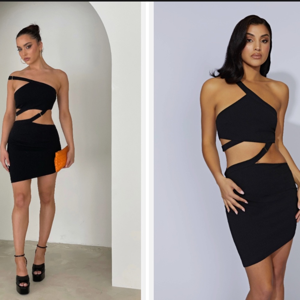 Meshki Origen E-Hook Dress - Black